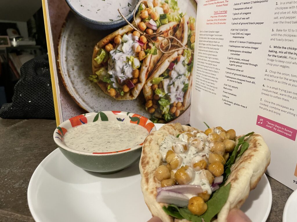 Best of Vegan chickpea pitas