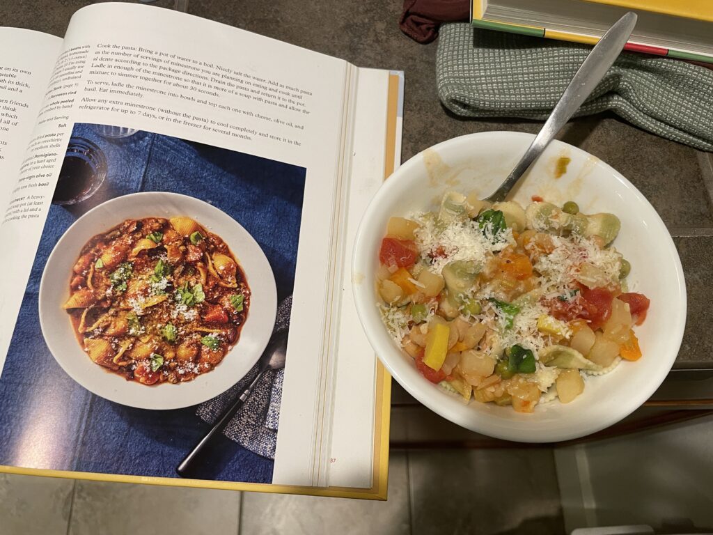 Mom's Minestrone from the Don't Panic Pantry Cookbook