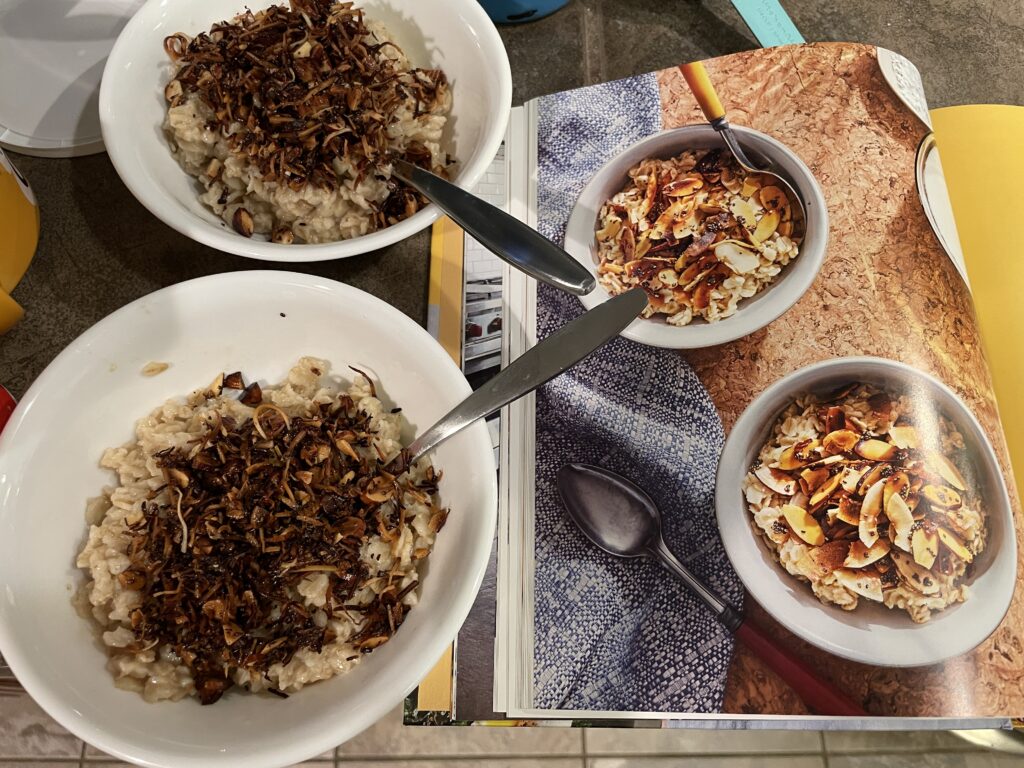 Forest Floor Oatmeal from the Don't Panic Pantry Cookbook